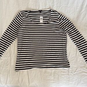 NWT Ann Taylor Factory Long sleeved Striped Top